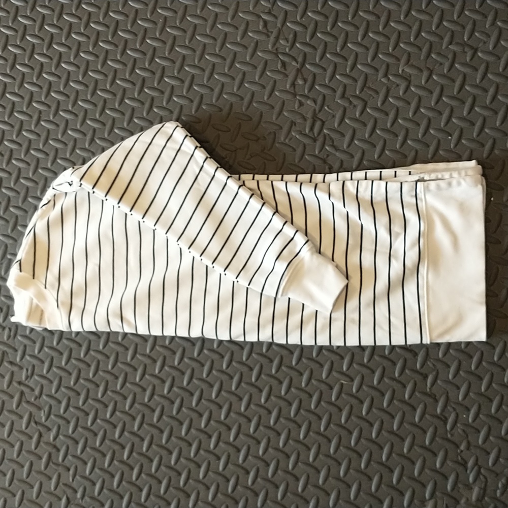 Old Navy Oversized Striped Sweatshirt